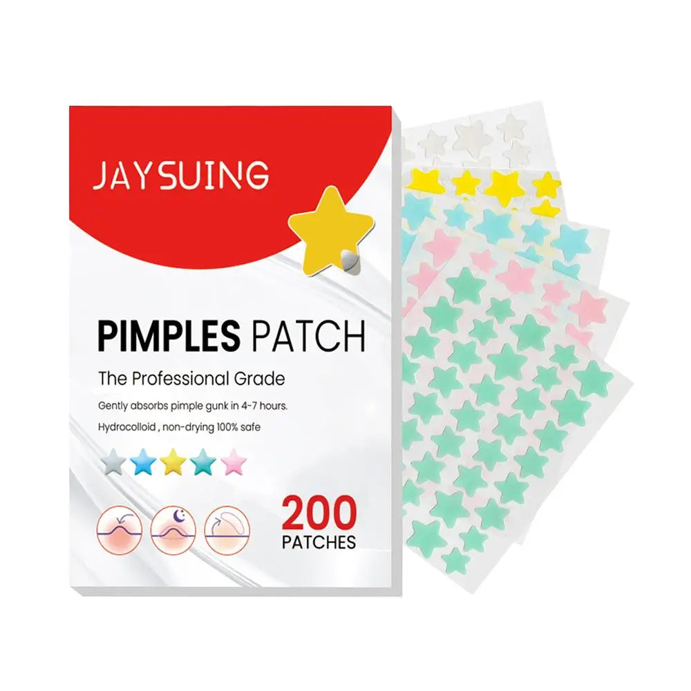 200Pcs Star Pimple Patch Acne Invisible Removal Stickers