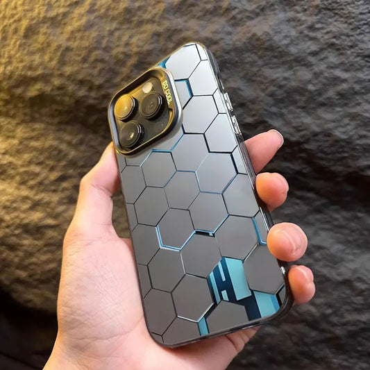 Building Design Laser Phone Case For iPhone
