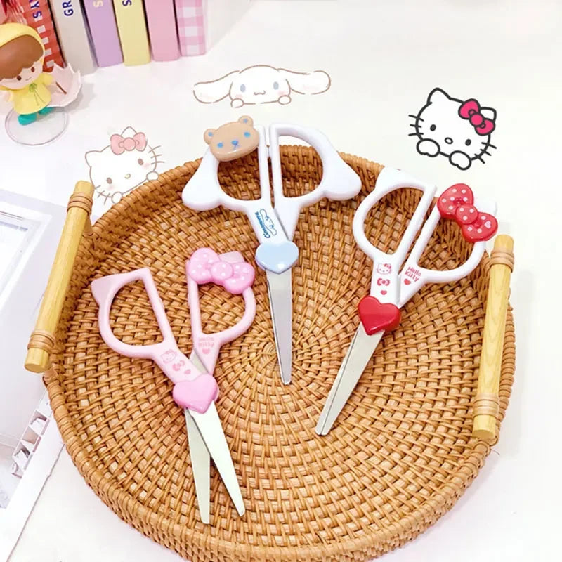 San Liou Cute Cartoon Hello Kitty My Melody Kuromi Scissors