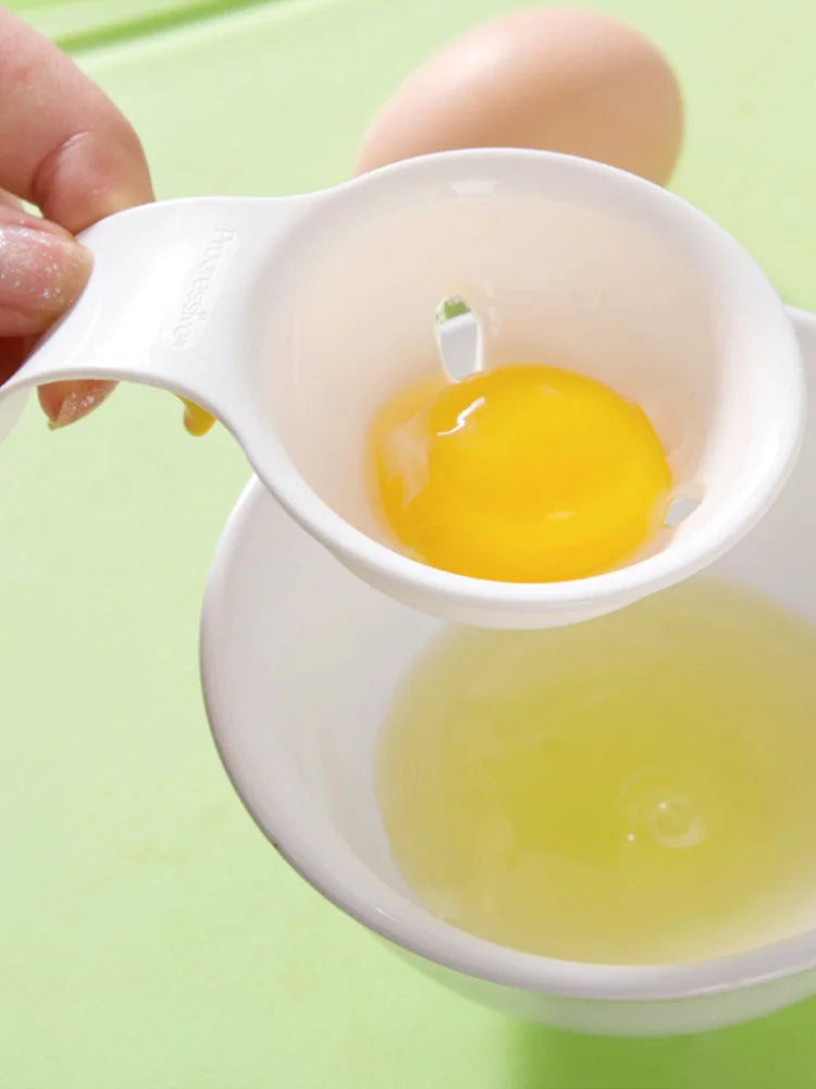 1Pc Food Grade Plastic Egg White Separator with Bowl
