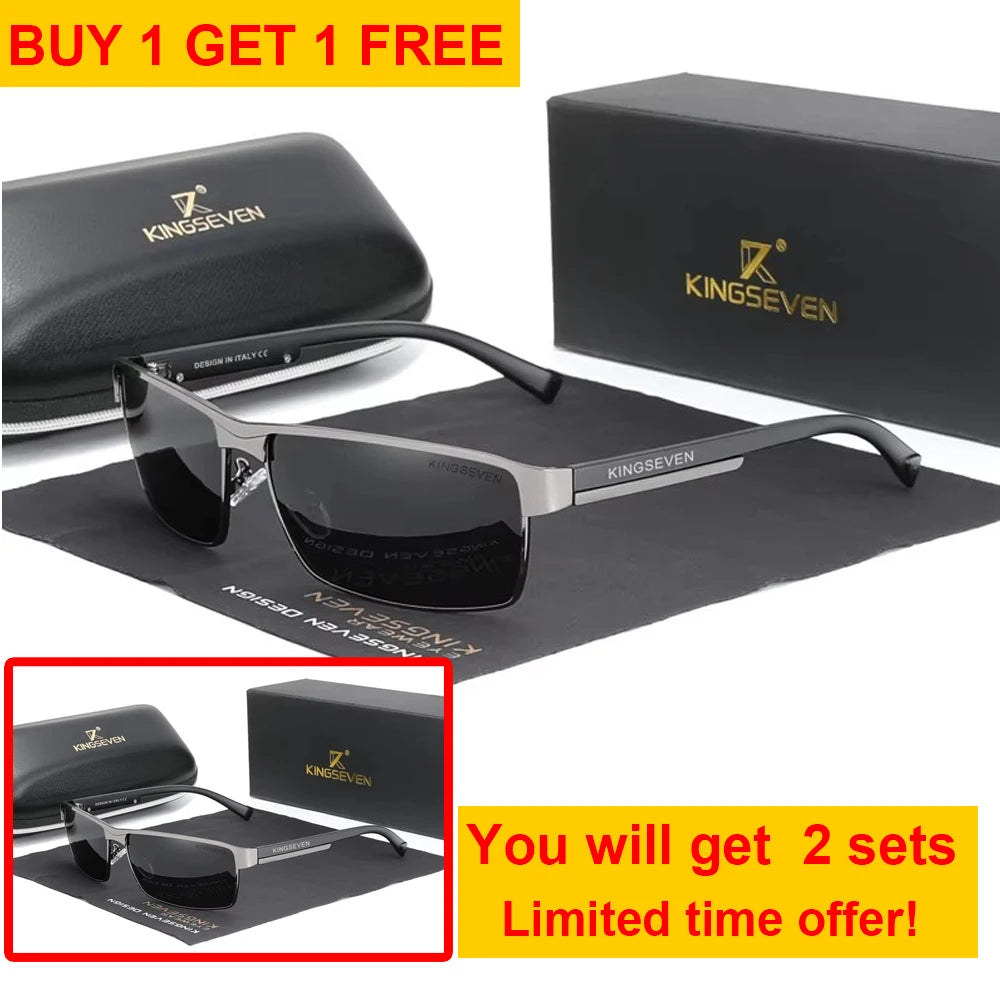 KINGSEVEN Men Polarized Photochromic Sunglasses
