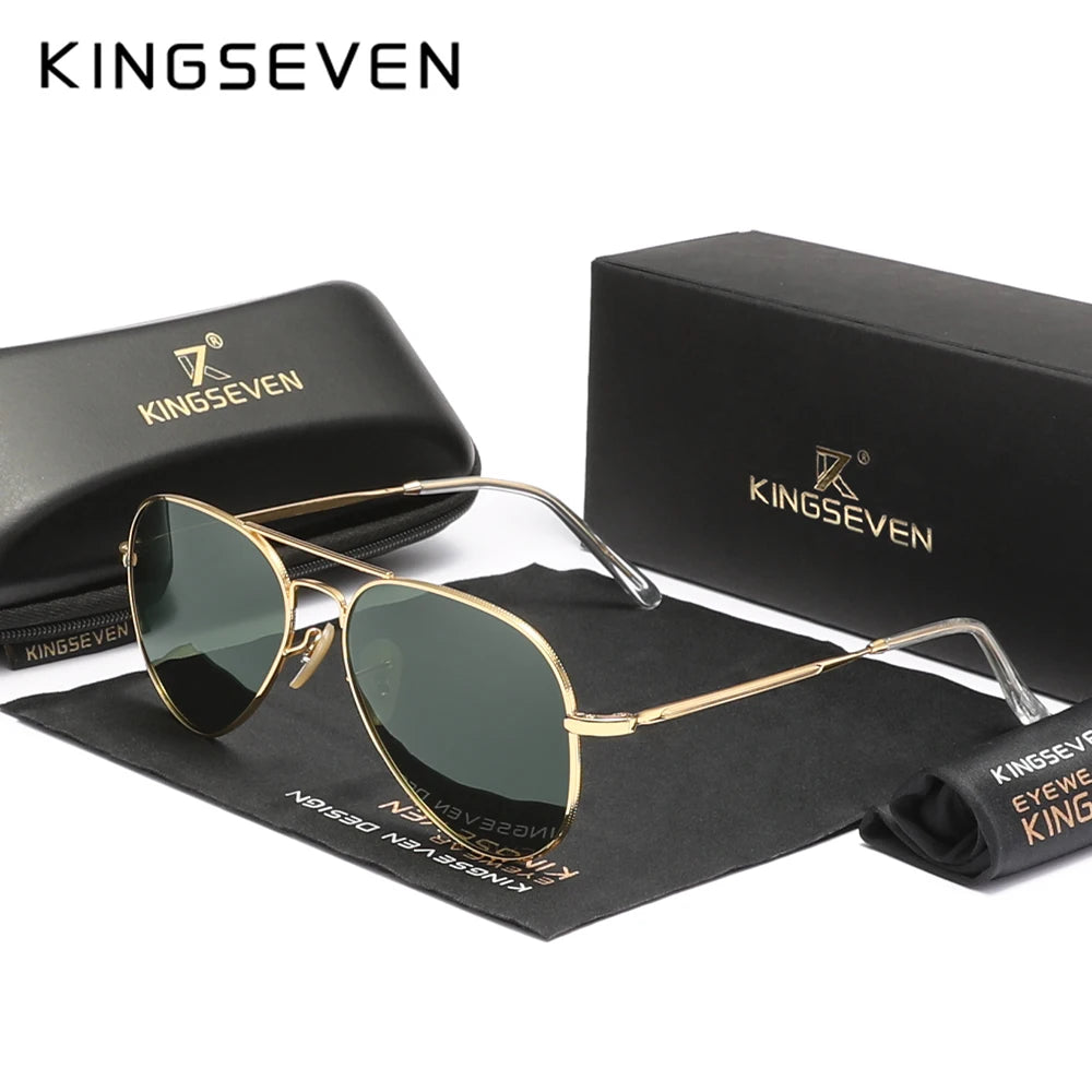 KINGSEVEN Pilot Alloy Men‘s Sunglasses