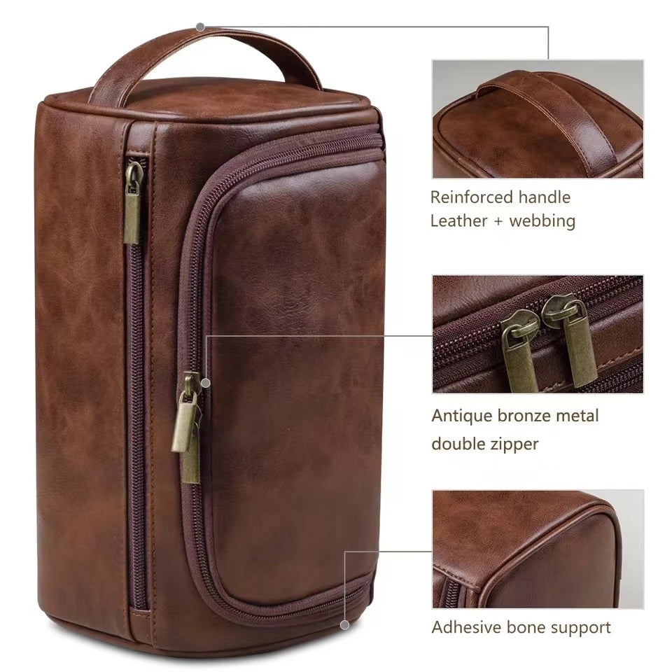 Leather Toiletry Bag