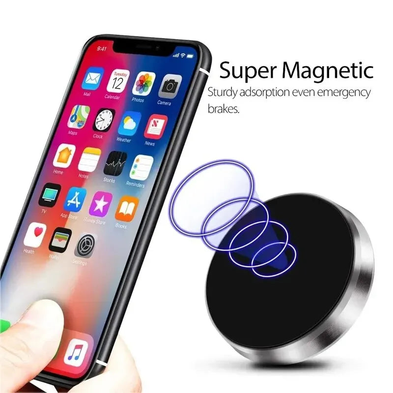 Magnetic Phone Car Holder Stand for iPhone Samsung Xiaomi Huawei