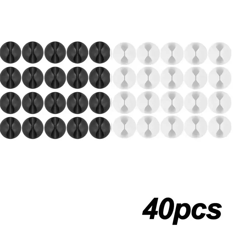 Self-Adhesive Cable Organiser Clips