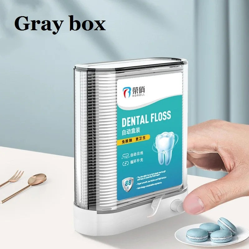 Dental Floss Pick Dispenser Automatic Holder
