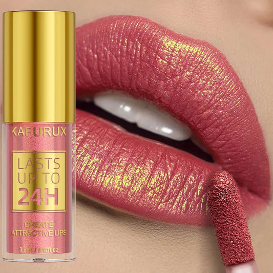 14 Colors Glitter Metallic Lip Gloss