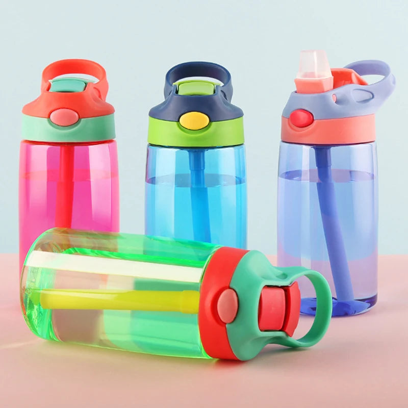 480ml Water Bottle With Straw