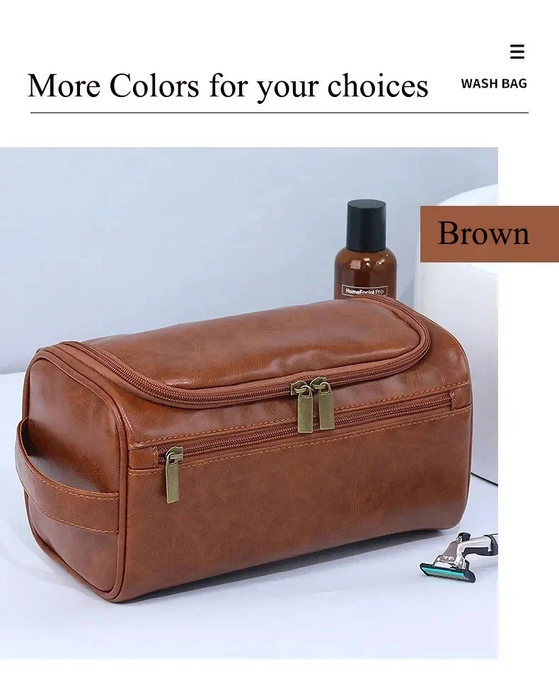 Leather Toiletry Bag
