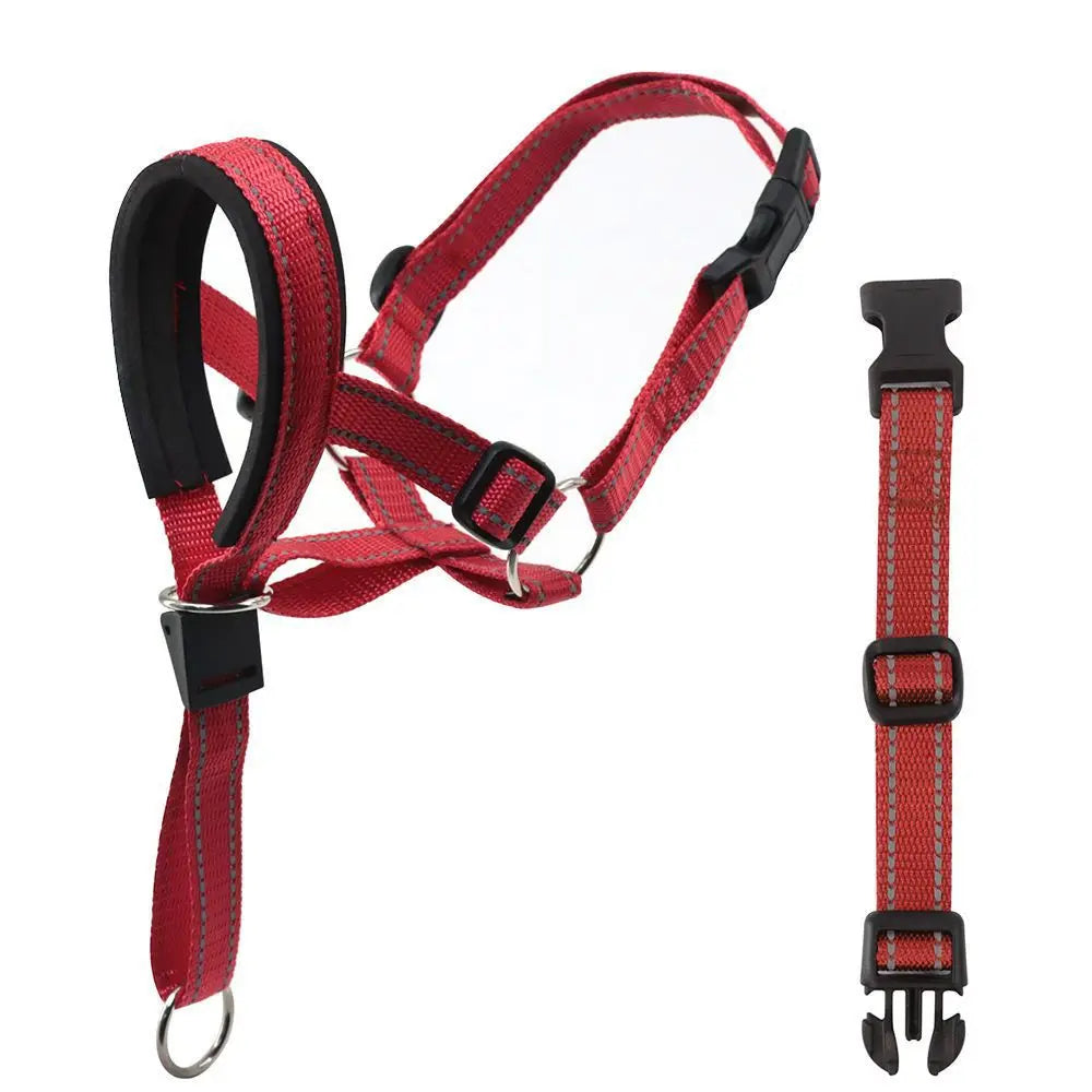 Adjustable Dog Muzzle Training Leash