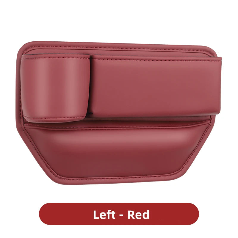 Leather Car Seat Gap Organizer Box