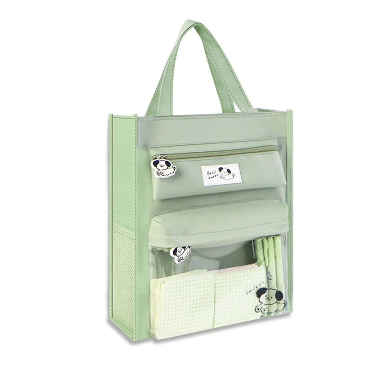 Portable Student Document & Book Tote Bag