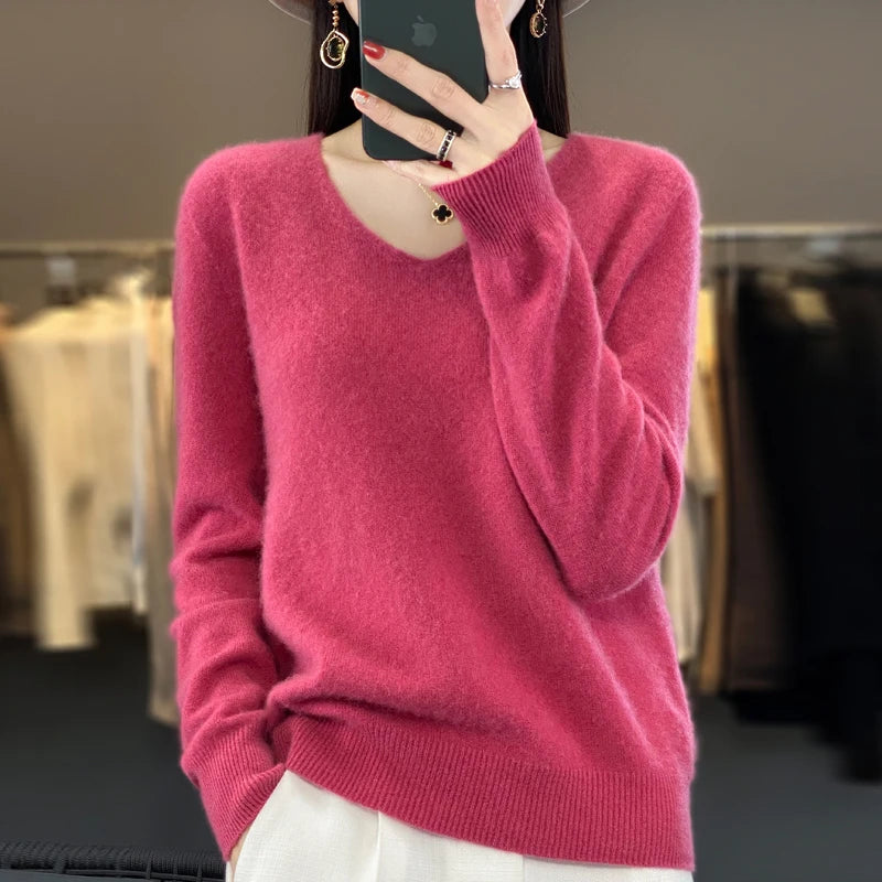 100% Pure Wool Cashmere Sweater