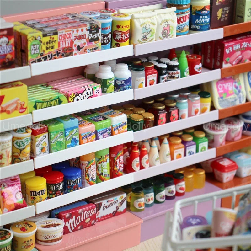 1/6 Scale Miniature Dollhouse Supermarket Store Toy