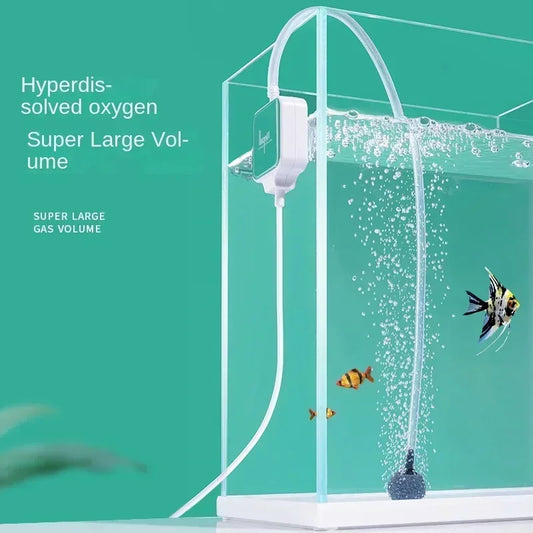 Ultra-Quiet Mini Aquarium Oxygen Air Pump