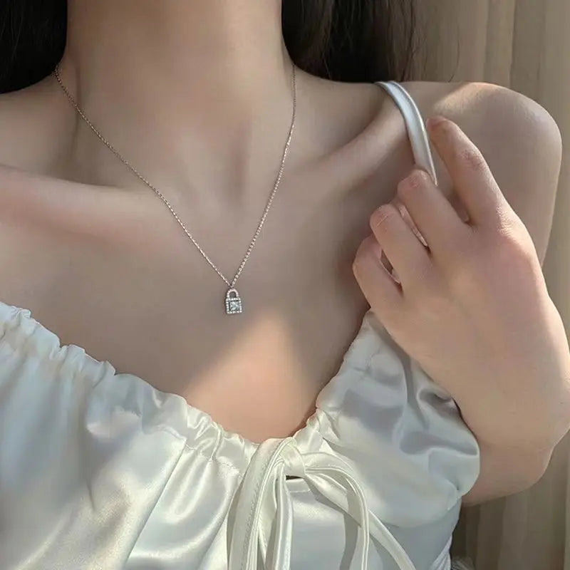 Black Square Pendant