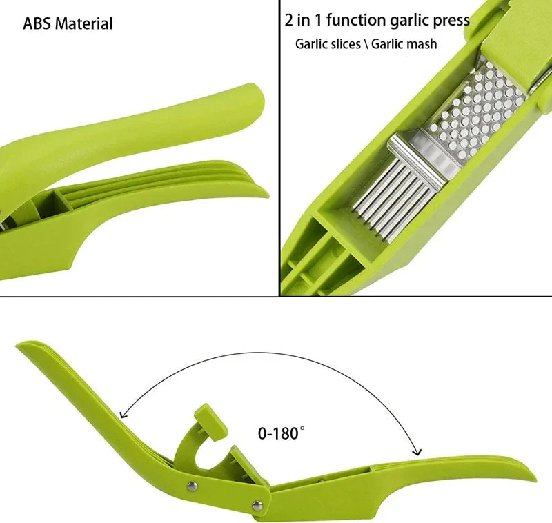 2-in-1 Multifunctional Garlic Press