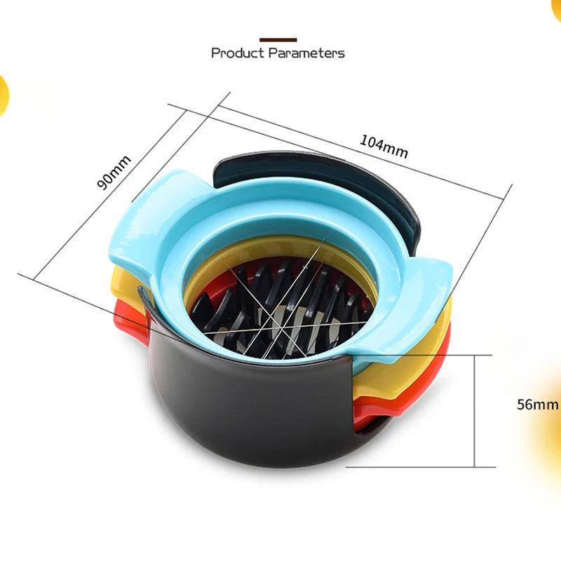 3-in-1 Multifunction Egg Slicer Cutter