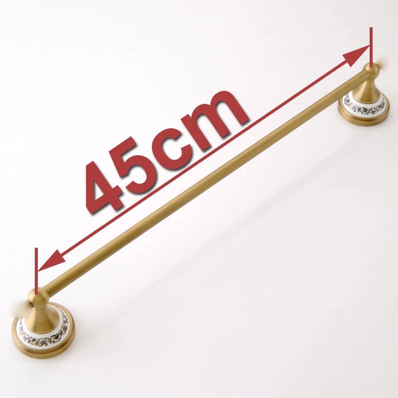 Solid Brass Bathroom Accessories Set