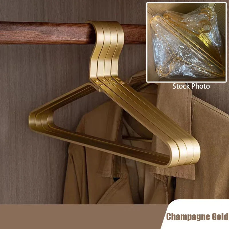 1/4pcs Widen Metal Coat Hangers