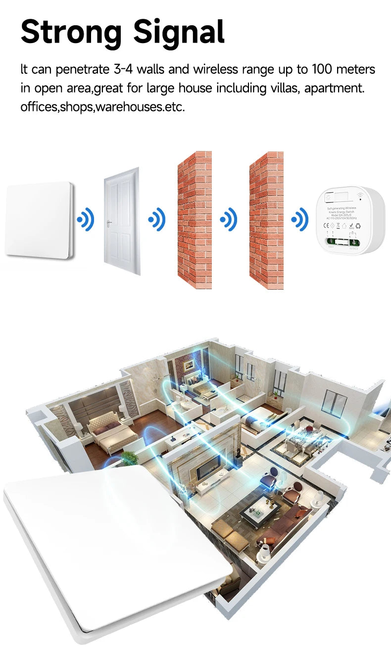 Rebound Self Powered Switch