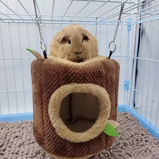 Tree Stump Hamster Hanging Nest