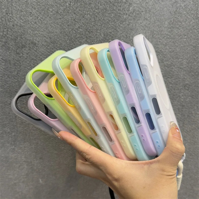 Candy Color Mobile Phone Case for iPhone