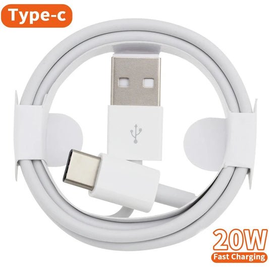 USB A to USB C Cable For iPhone 15 Plus Pro Max