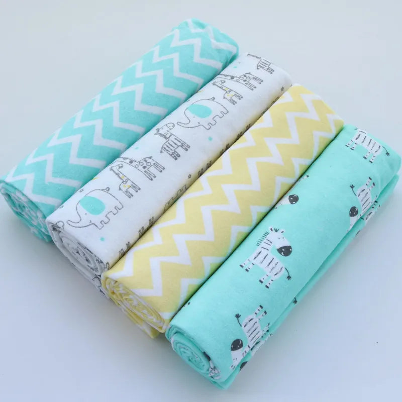 4Pcs/Pack 76x76cm 100% Cotton Flannel Diapers