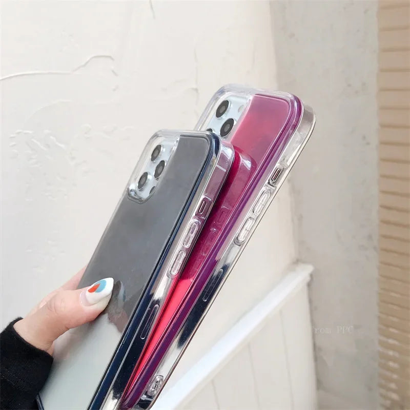 Moving Sand Luminous Phone Case For iPhone