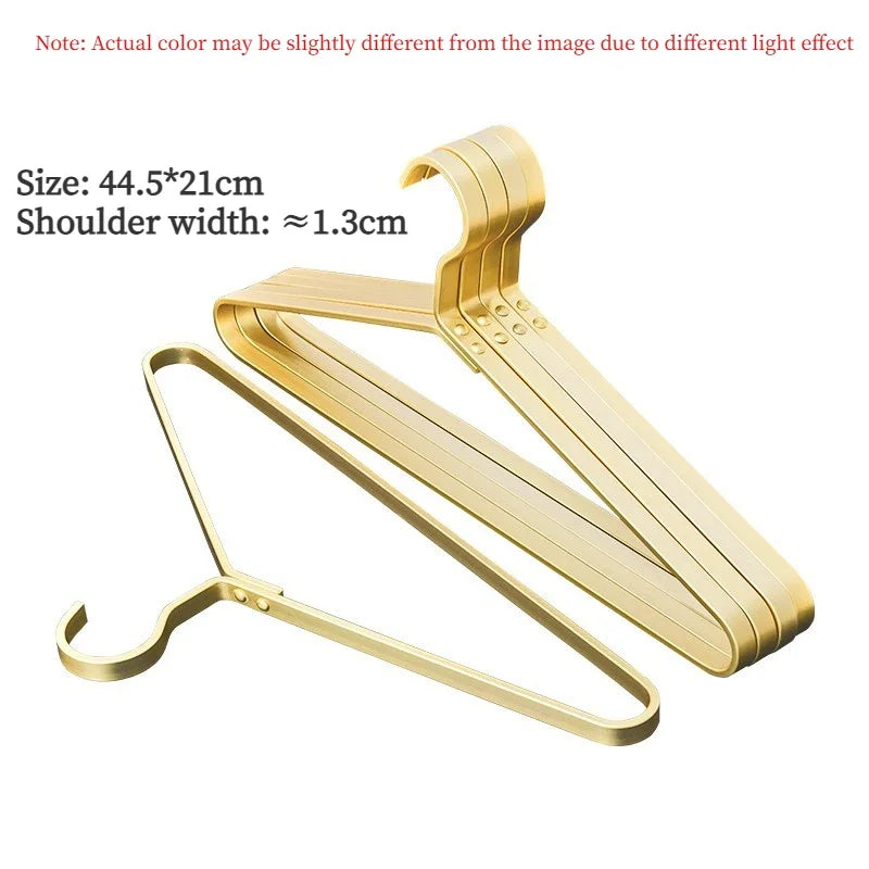 1/4pcs Widen Metal Coat Hangers
