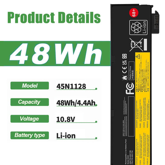 SKOWER Replacement Battery for Lenovo ThinkPad L, T, X, A, P & W Series