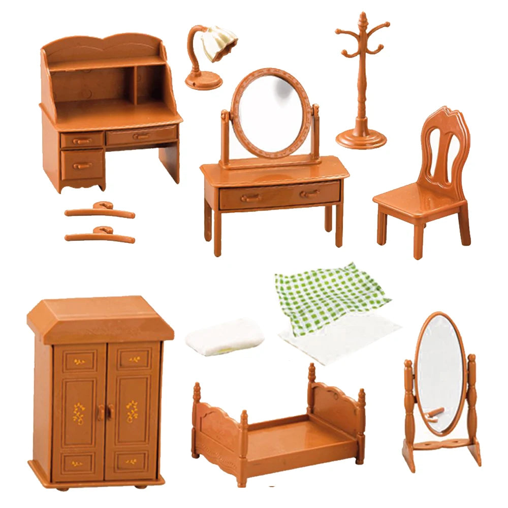 Dollhouse Miniature Furniture Toys Set