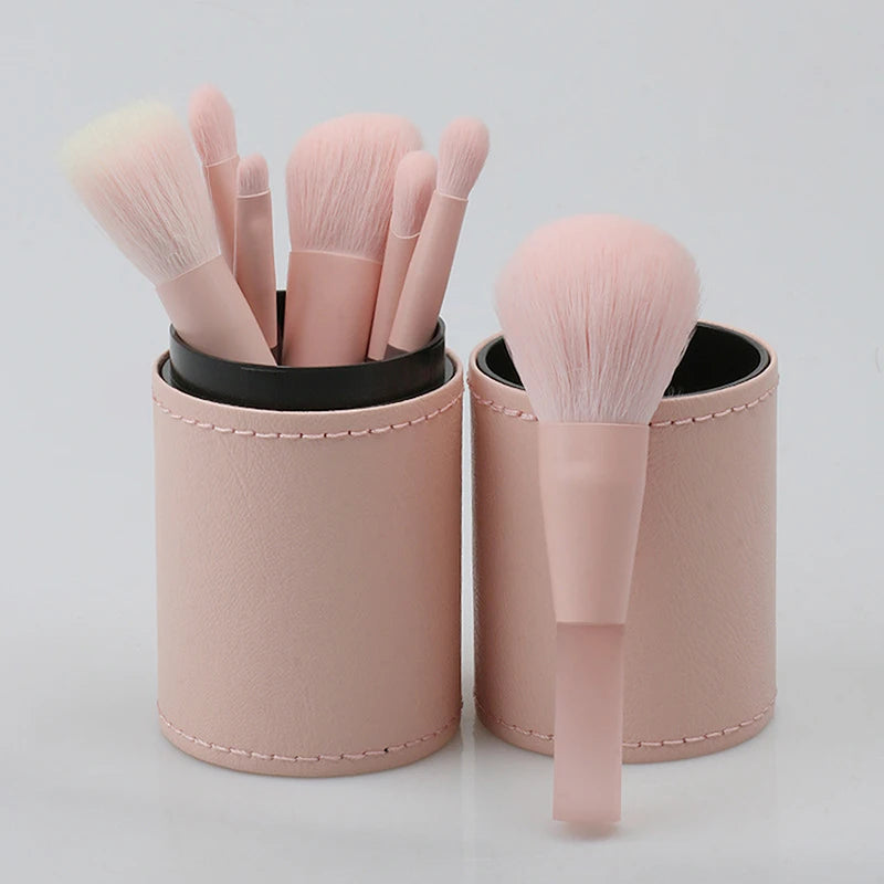 Portable Makeup Brush Holder With Lid