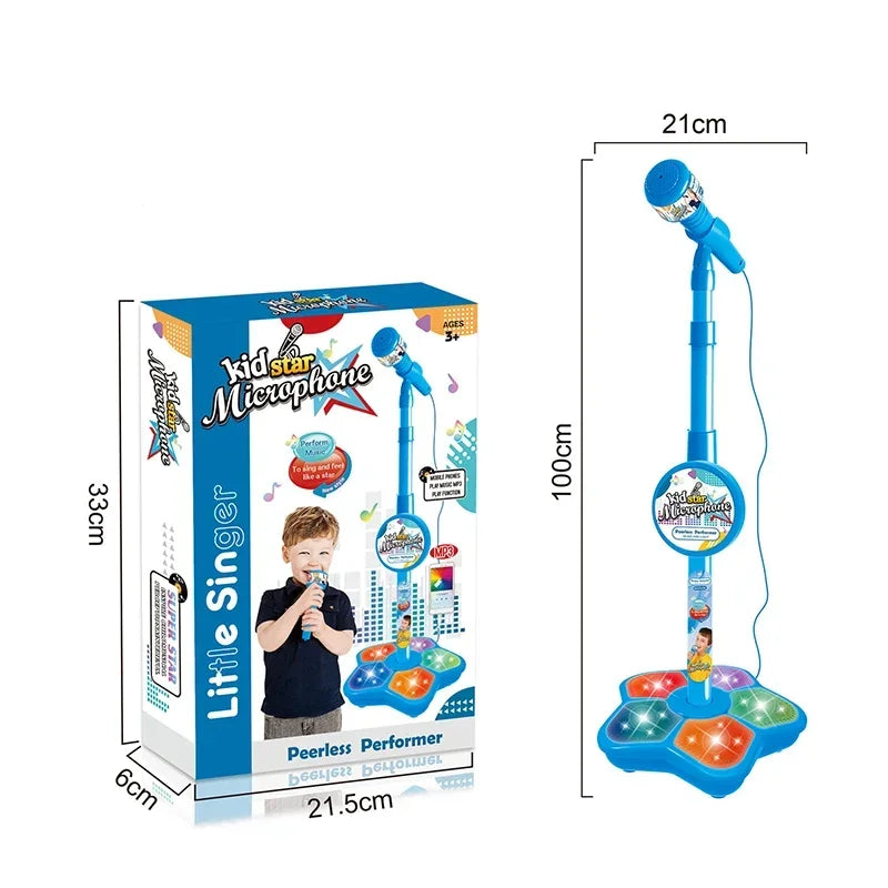 Kids Microphone Karaoke with Stand