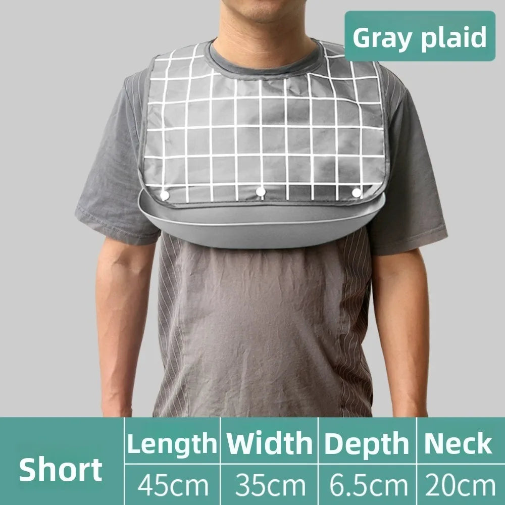 Waterproof Washable Adult Mealtime Bib