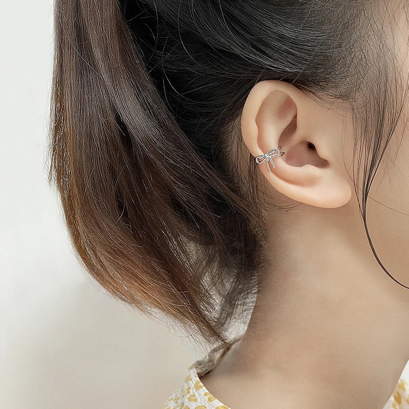 Luxury Exquisite Bow Ear Cuff Earrings