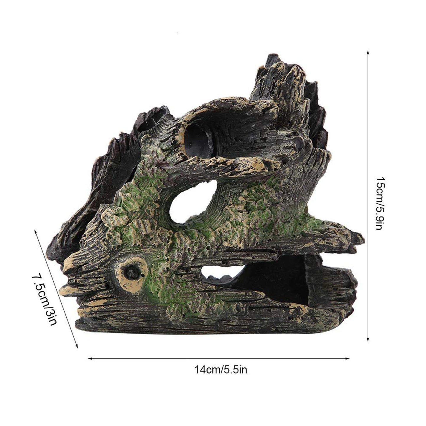 Fish Tank Artificial Bridge Resin Landscape Decoration