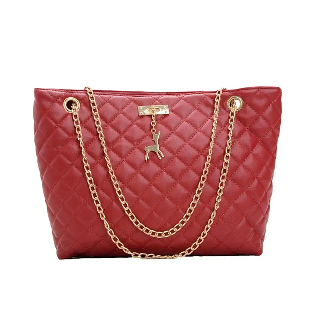 PU Leather Women Shoulder Bag