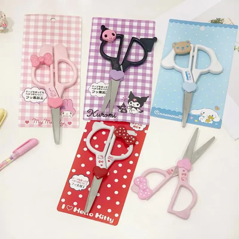San Liou Cute Cartoon Hello Kitty My Melody Kuromi Scissors