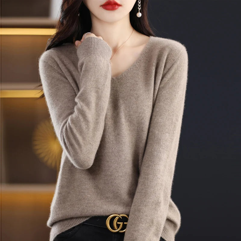 100% Pure Wool Cashmere Sweater