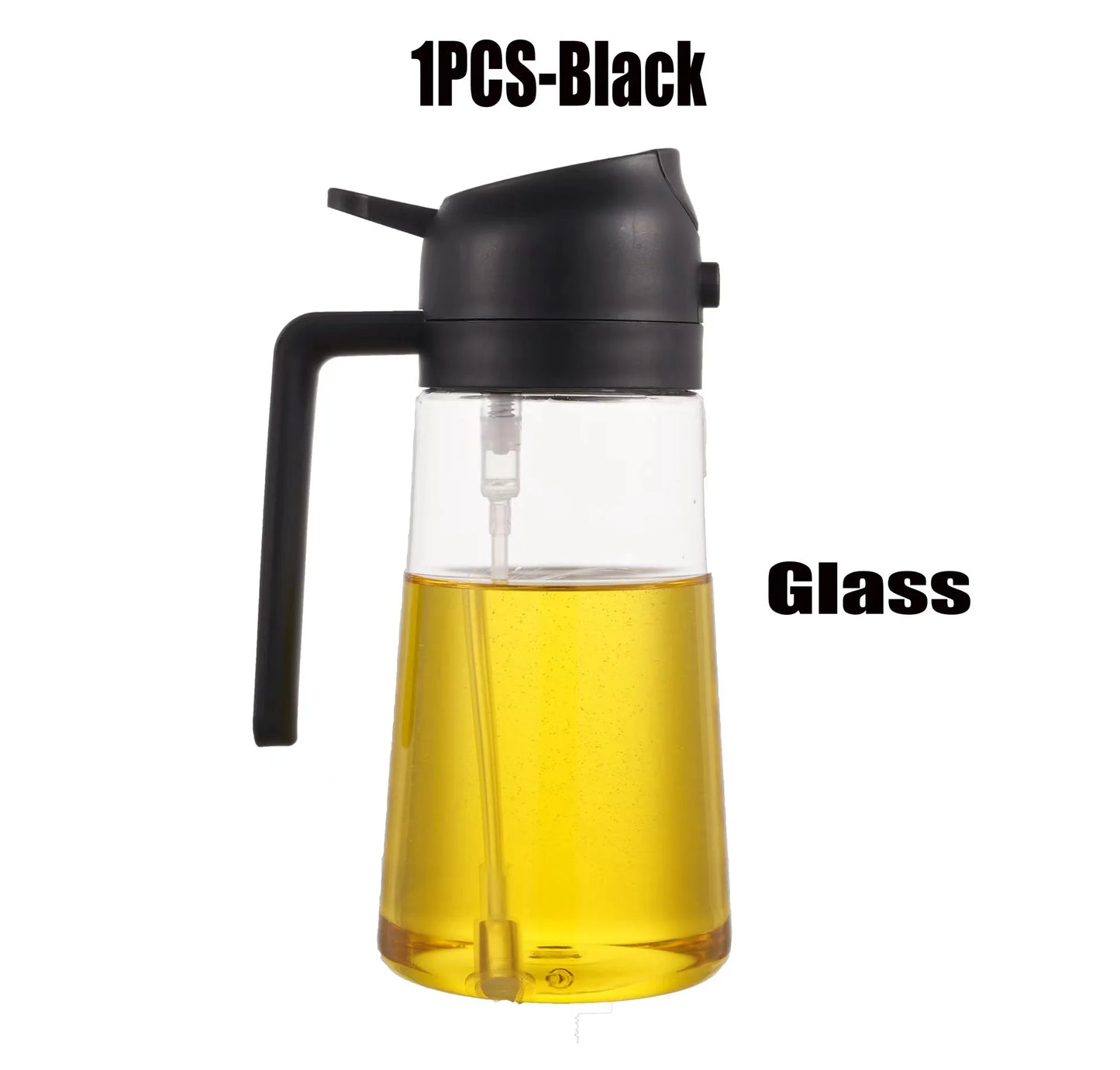 2in1 500ml Glass Oil Sprayer