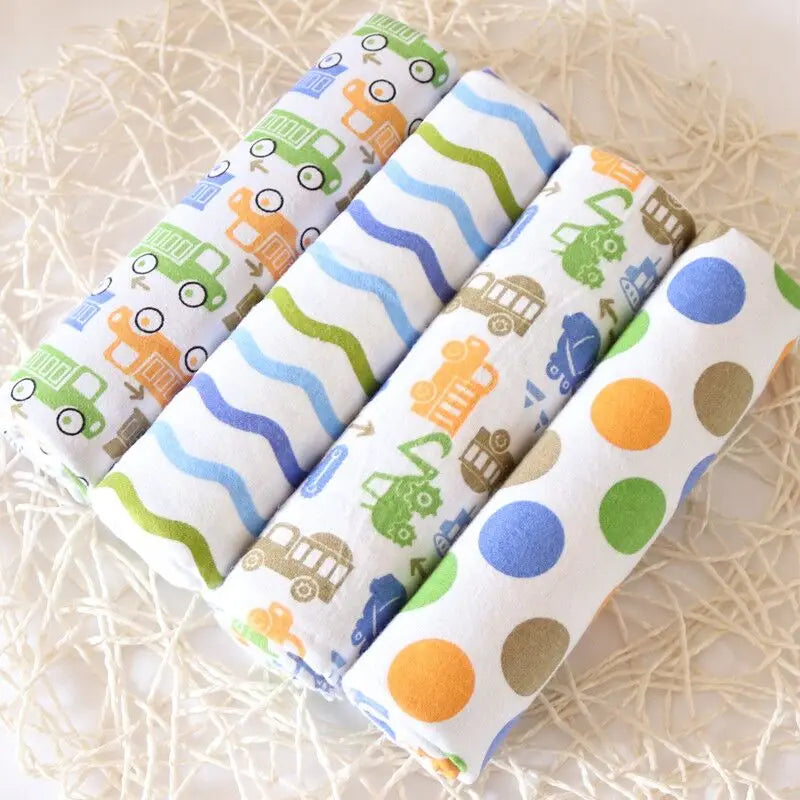 4Pcs/Pack 76x76cm 100% Cotton Flannel Diapers