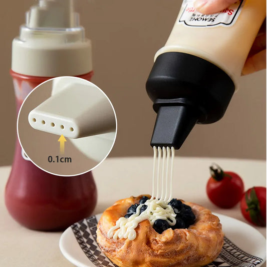 Reusable Sauce, Oil & Syrup Squeeze Bottle for Kitchen Use