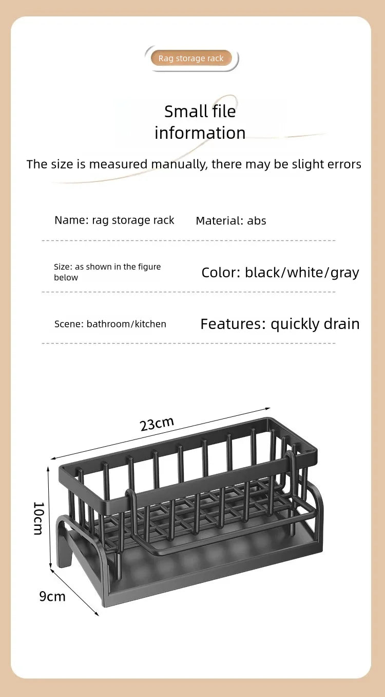 Countertop Sink Organizer & Drying Rack