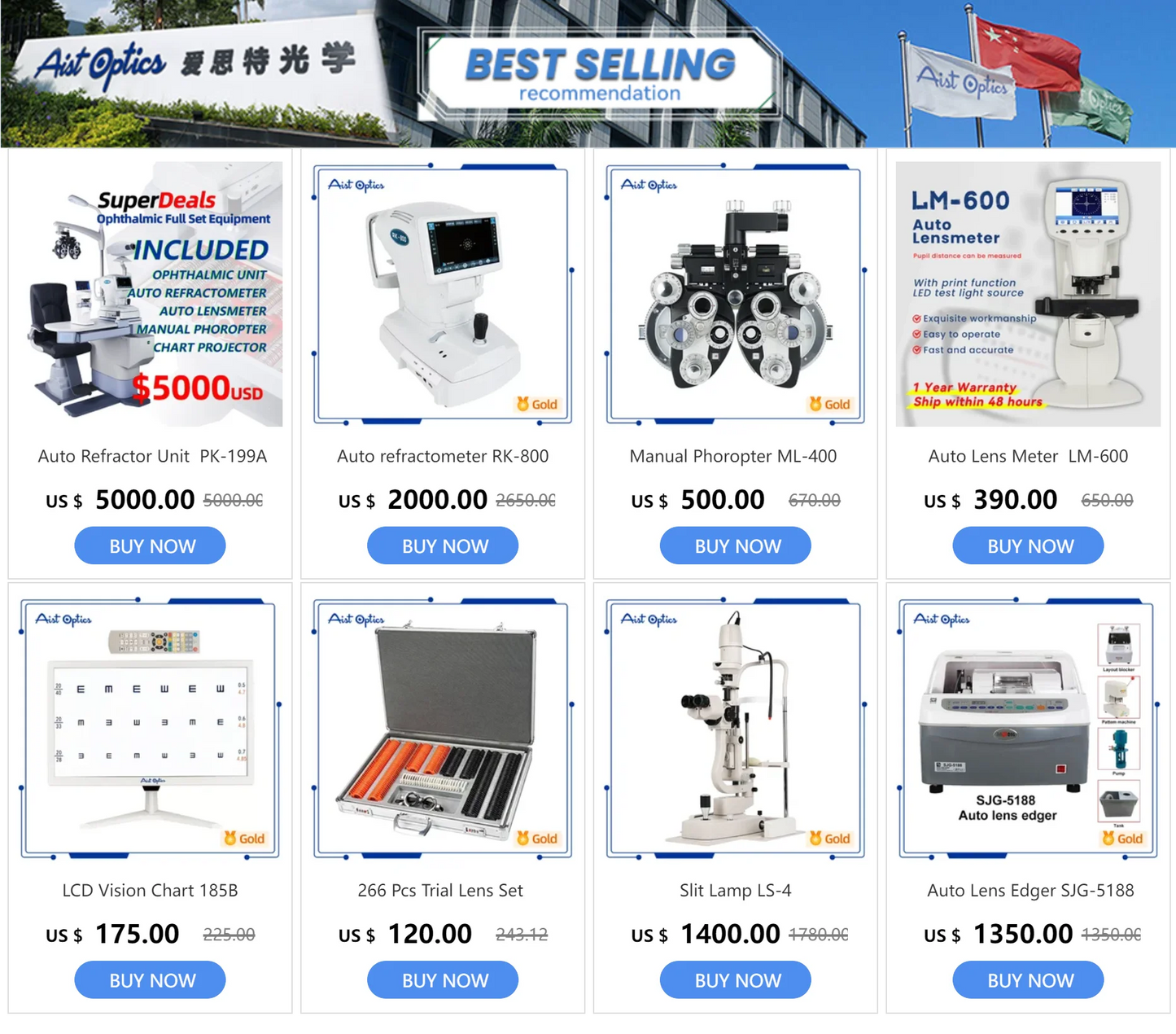 22Pcs Progressive Trial Lens Set