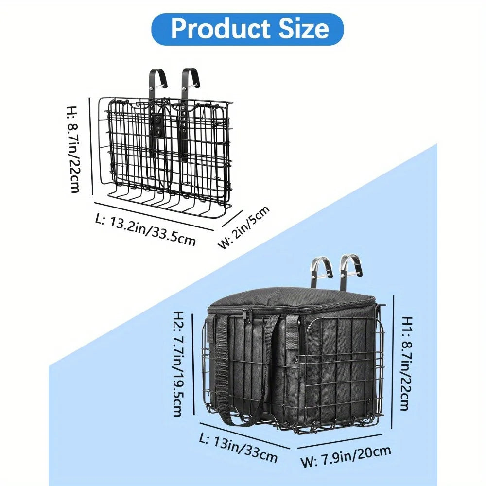 Large Capacity Bicycle Pet Basket Bag