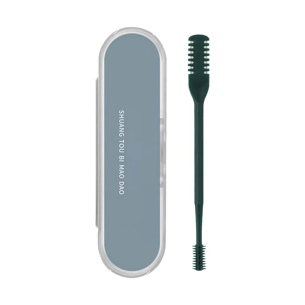 Portable Manual Nasal Nose Hair Trimmer Clipper With Storage Box