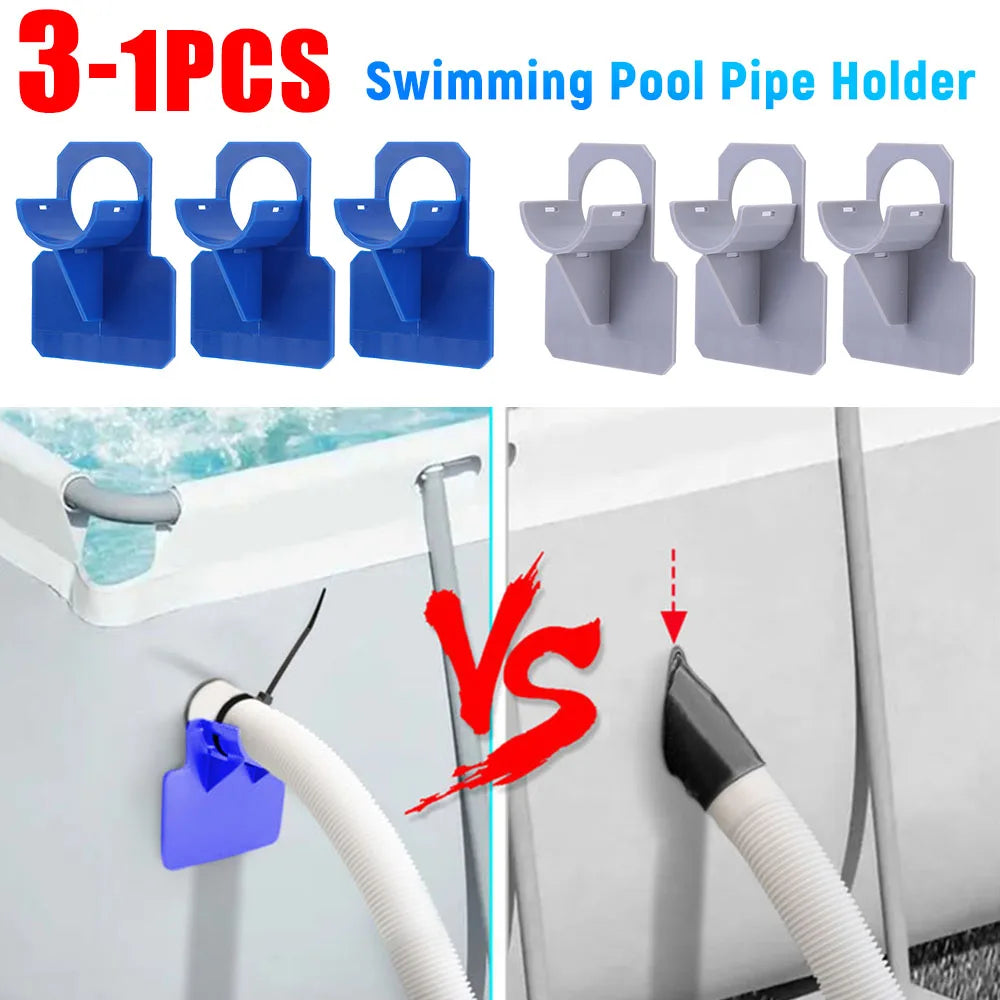 1-3Pcs Swimming Pool Pipe Fixing Holder 30-38mm
