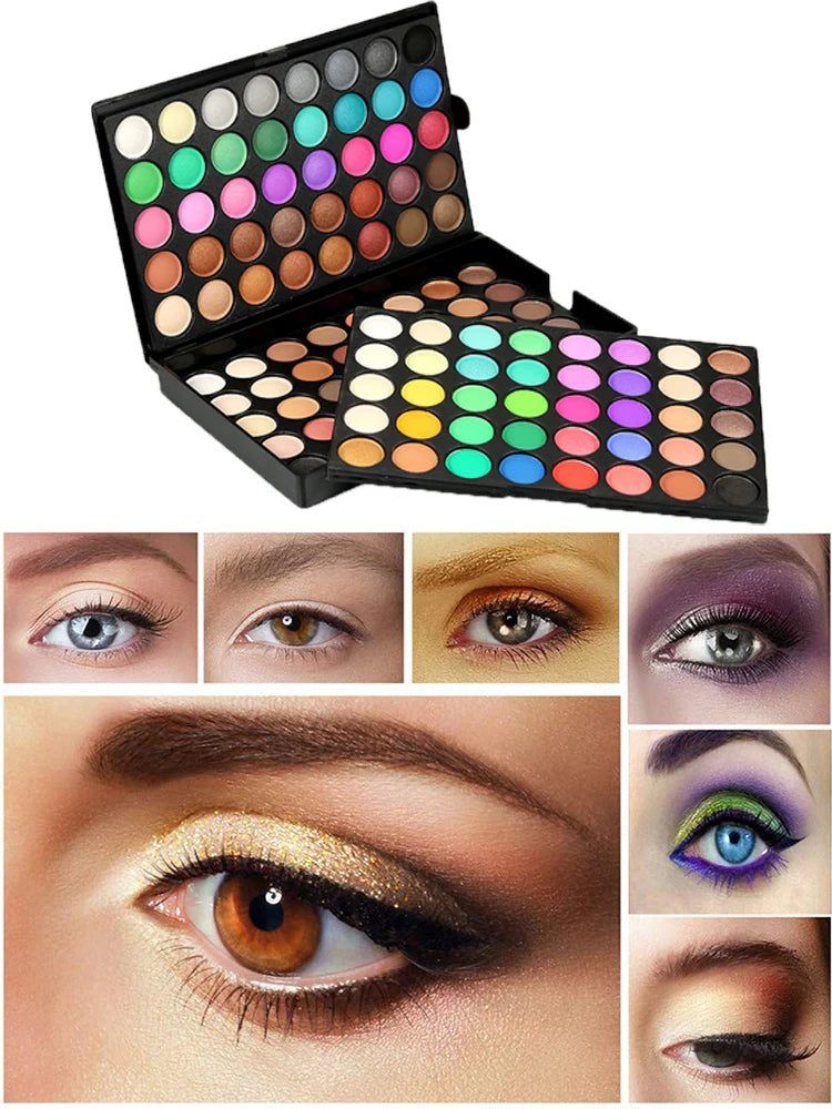 120 Colors Waterproof Eye Makeup Pallet Shadows